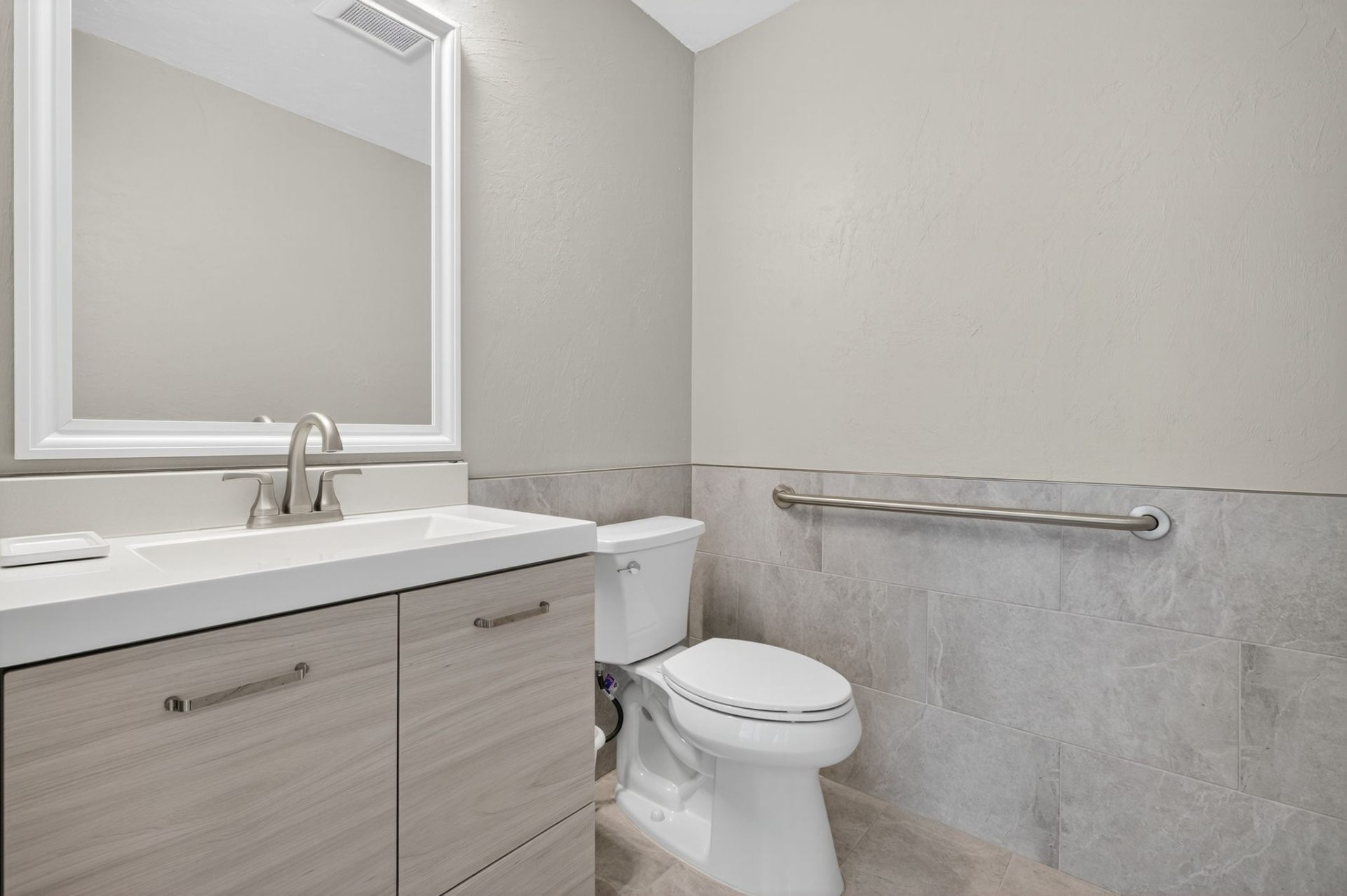 Modern shared restroom