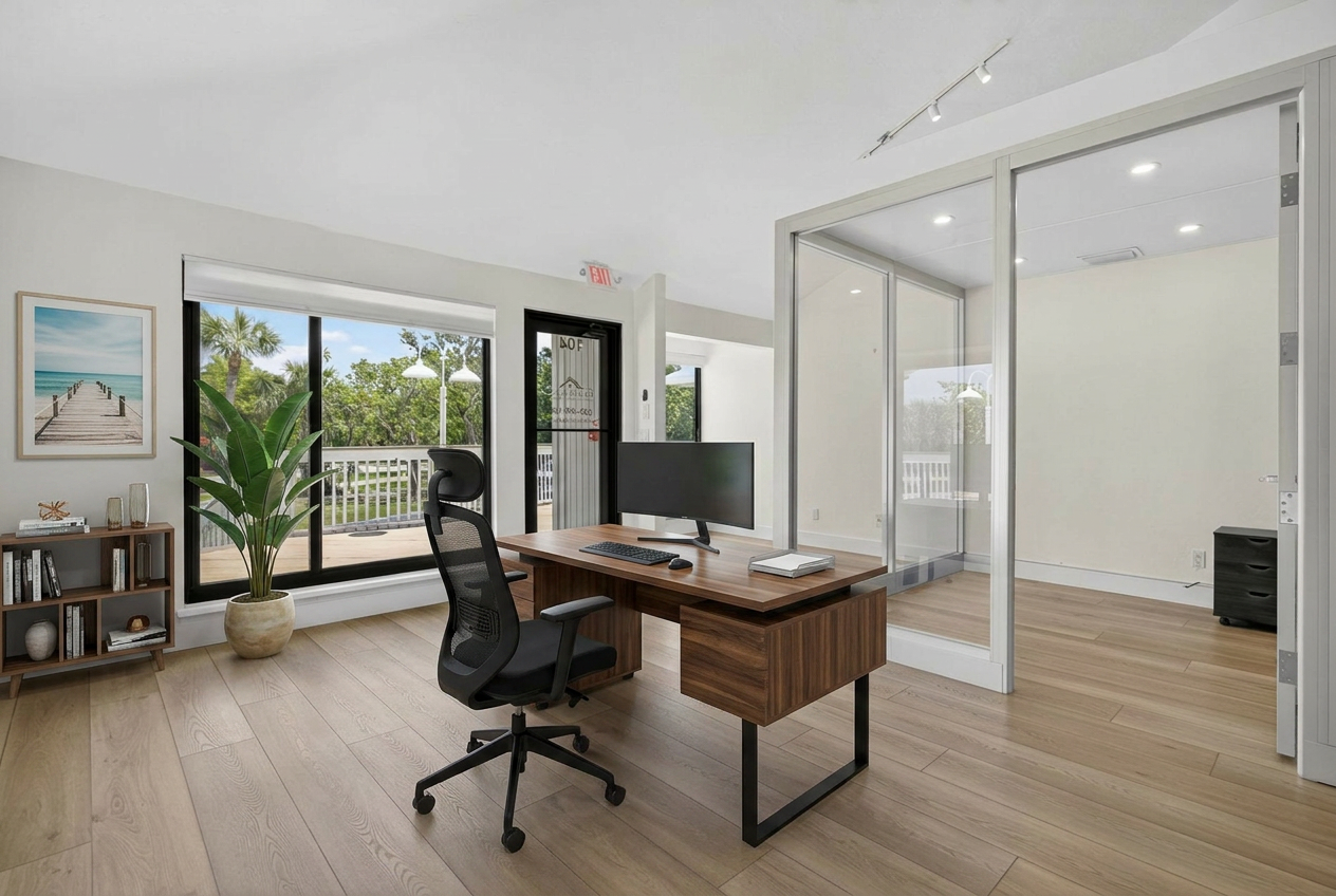 Common lounge & hot desks